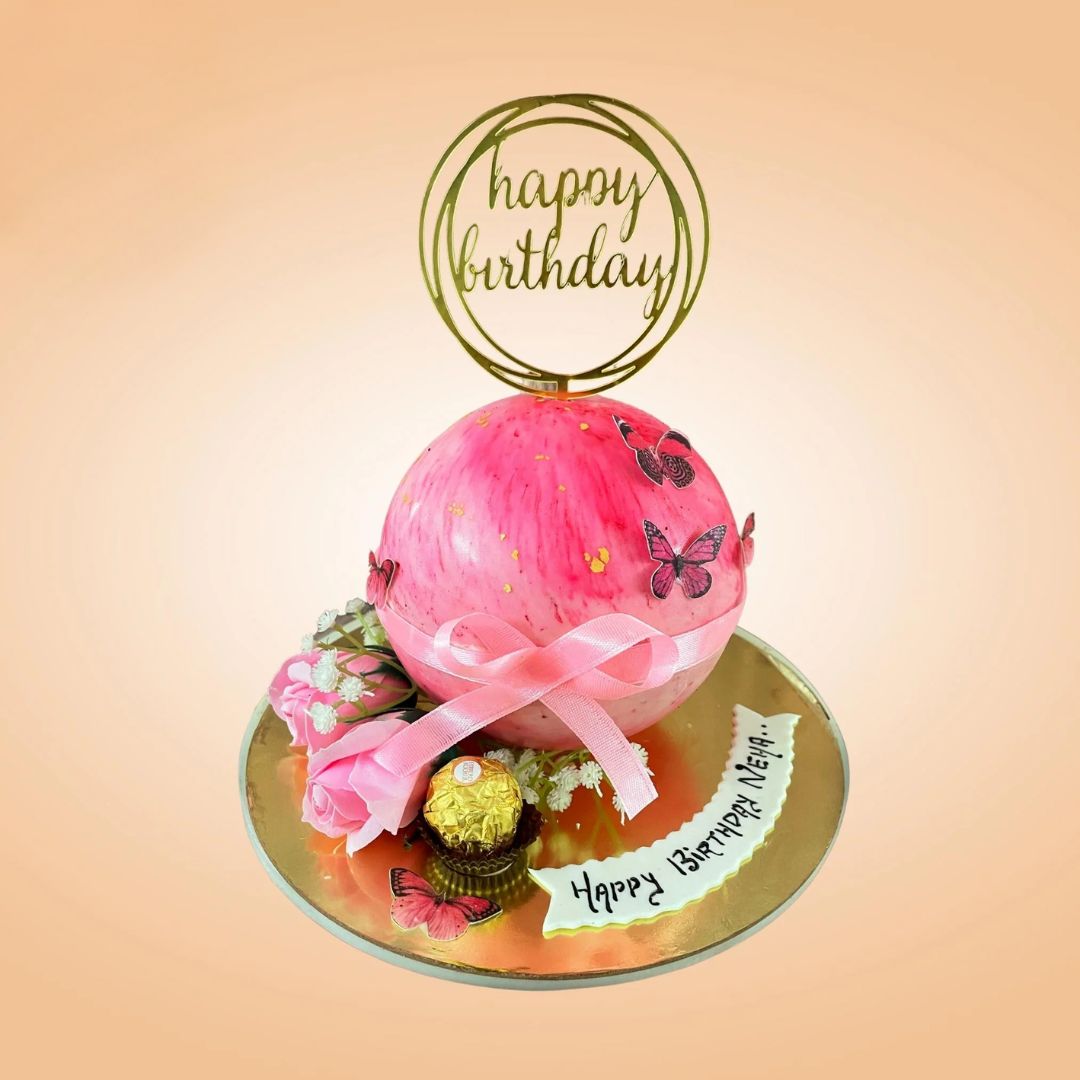 Pink Pinata Cake