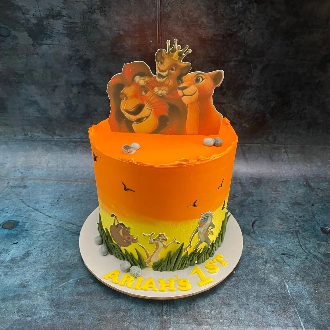Lion King Theme Cake