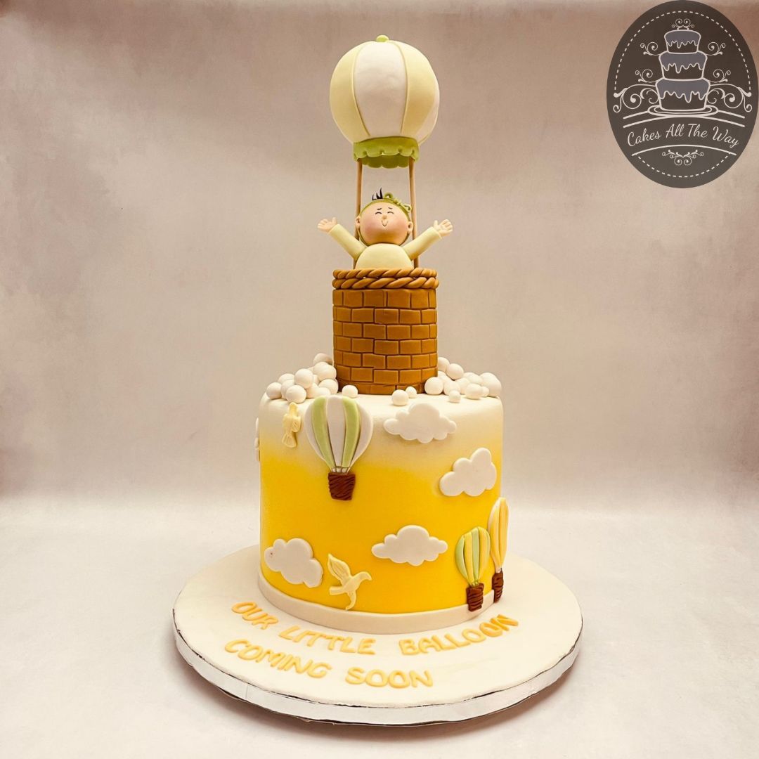 Air Balloon Theme Cake