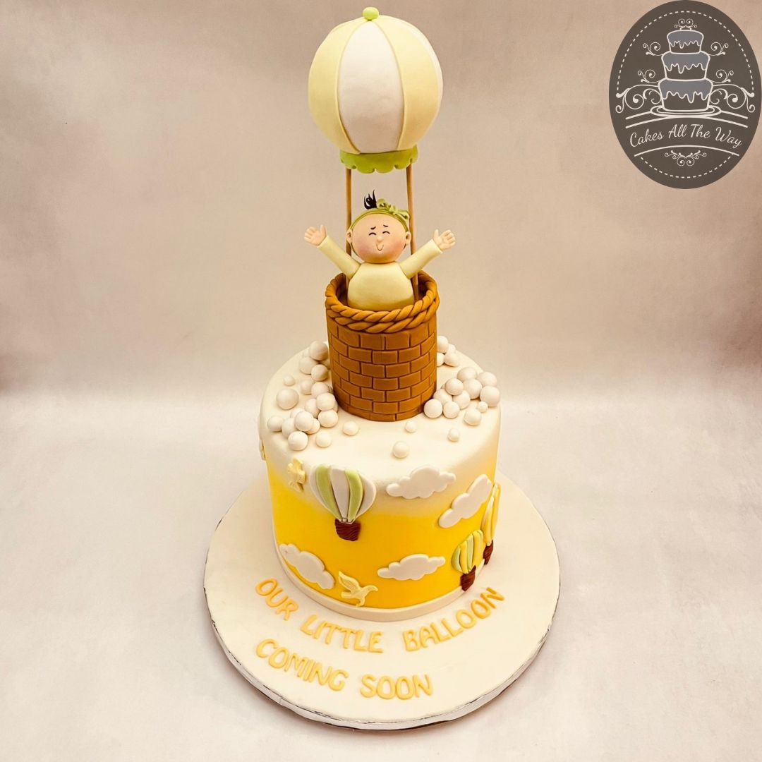 Air Balloon Theme Cake