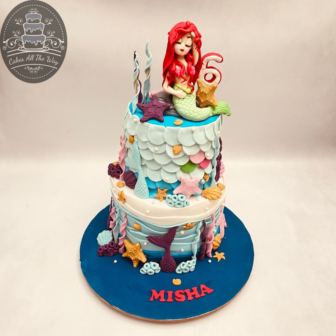 Mermaid Theme Cake