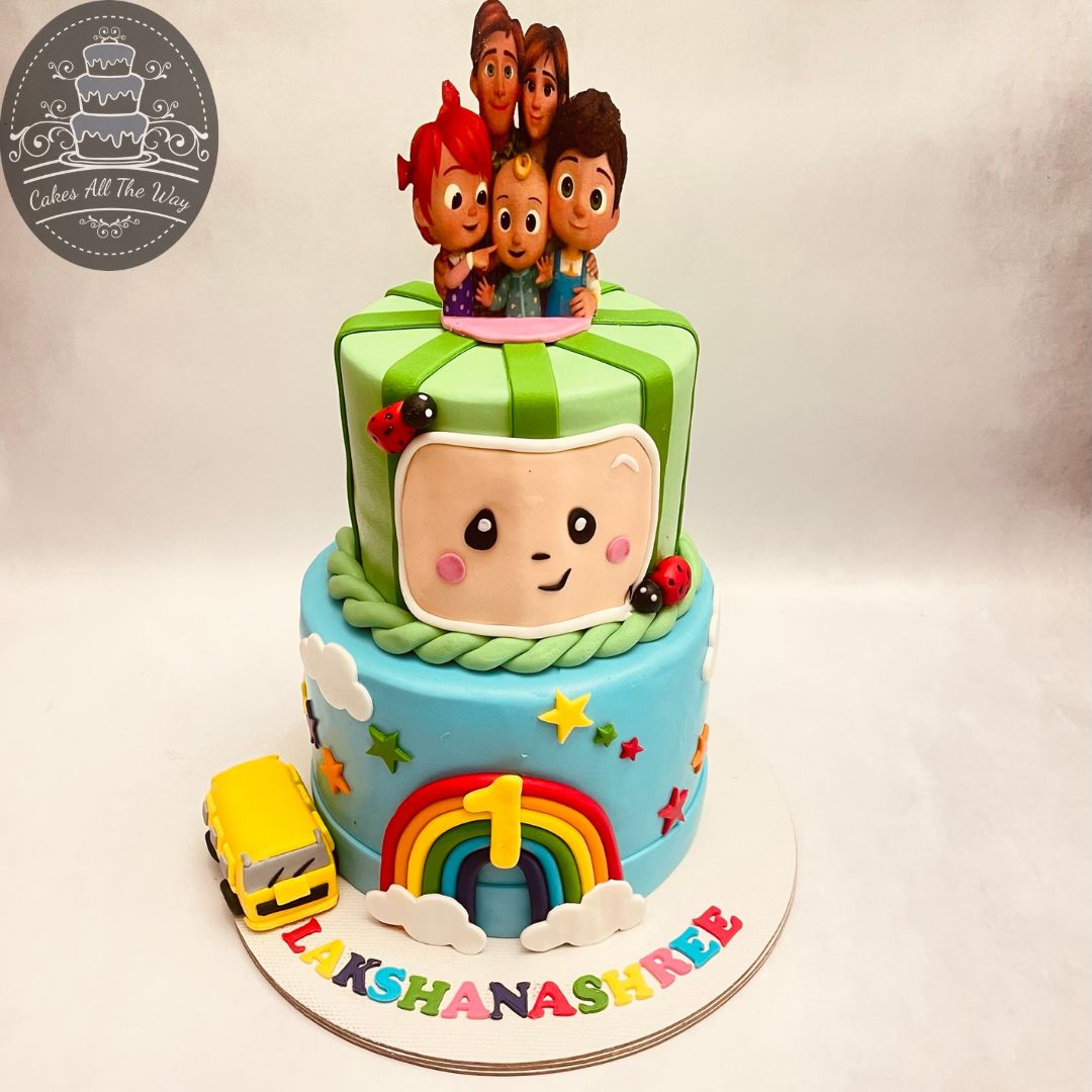 Cocomelon Theme Cake