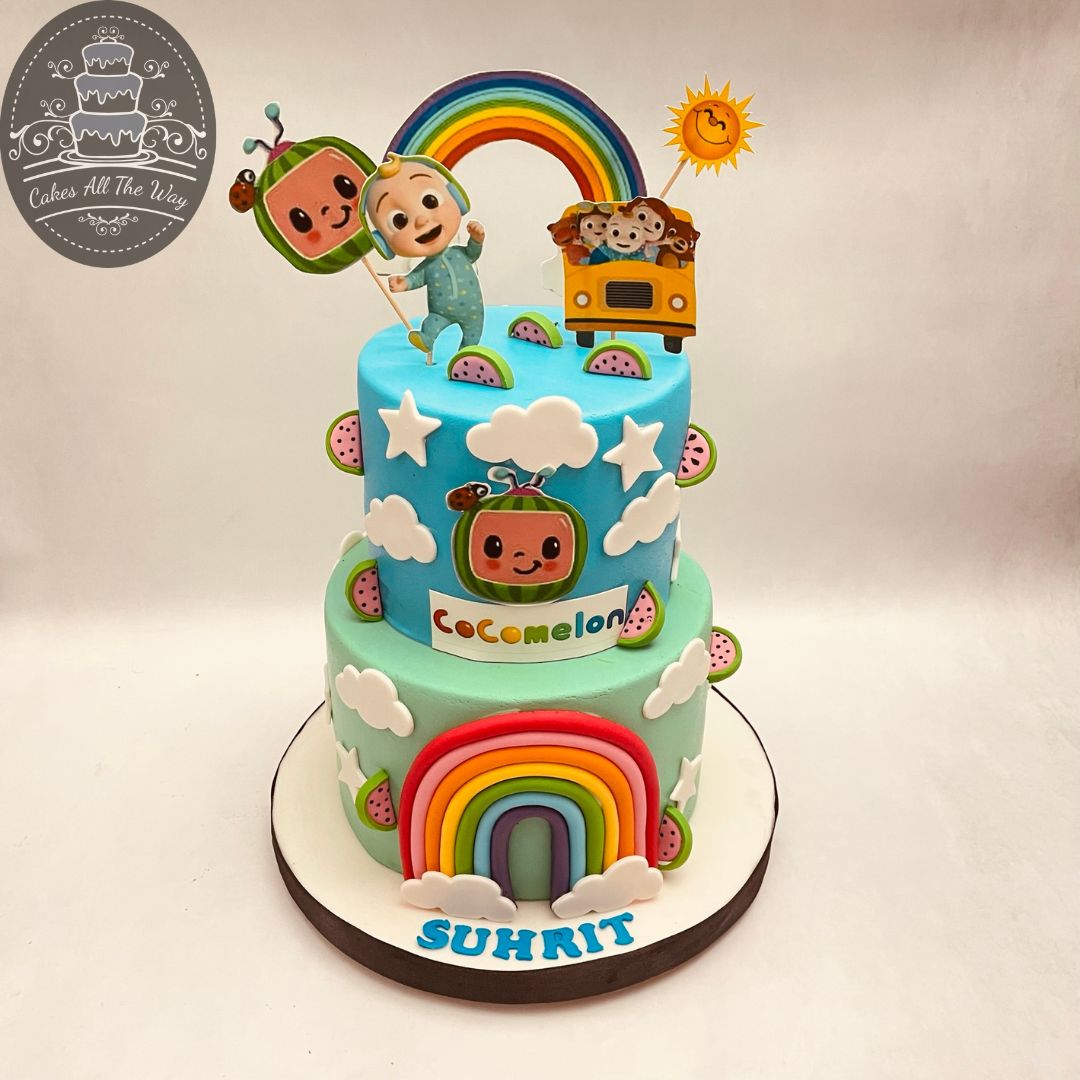 Cocomelon Theme Cake