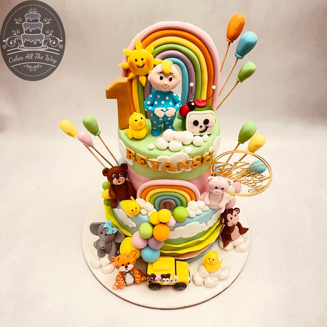 Cocomelon Theme Cake