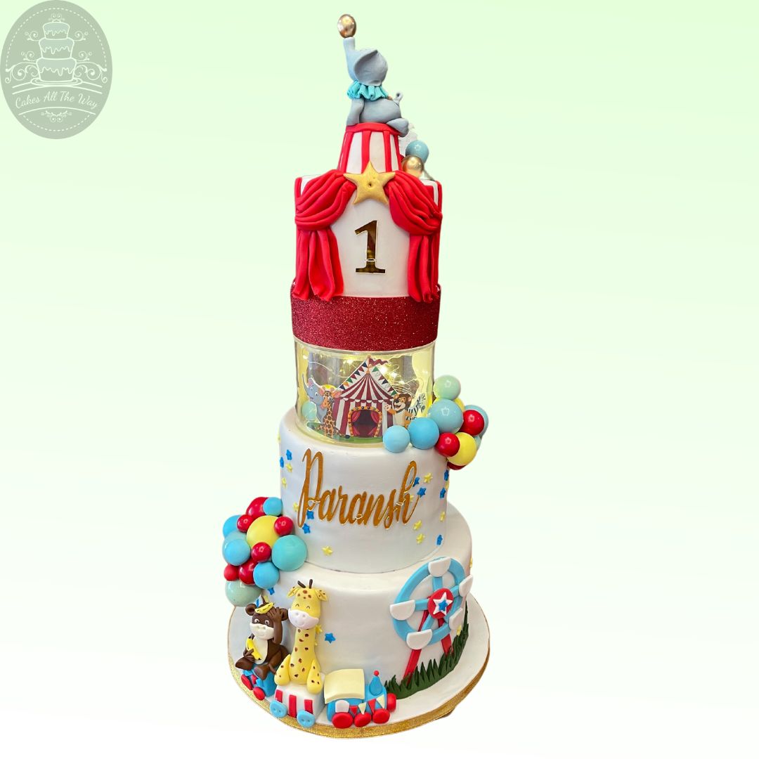 Rotating Carnival Theme Cake