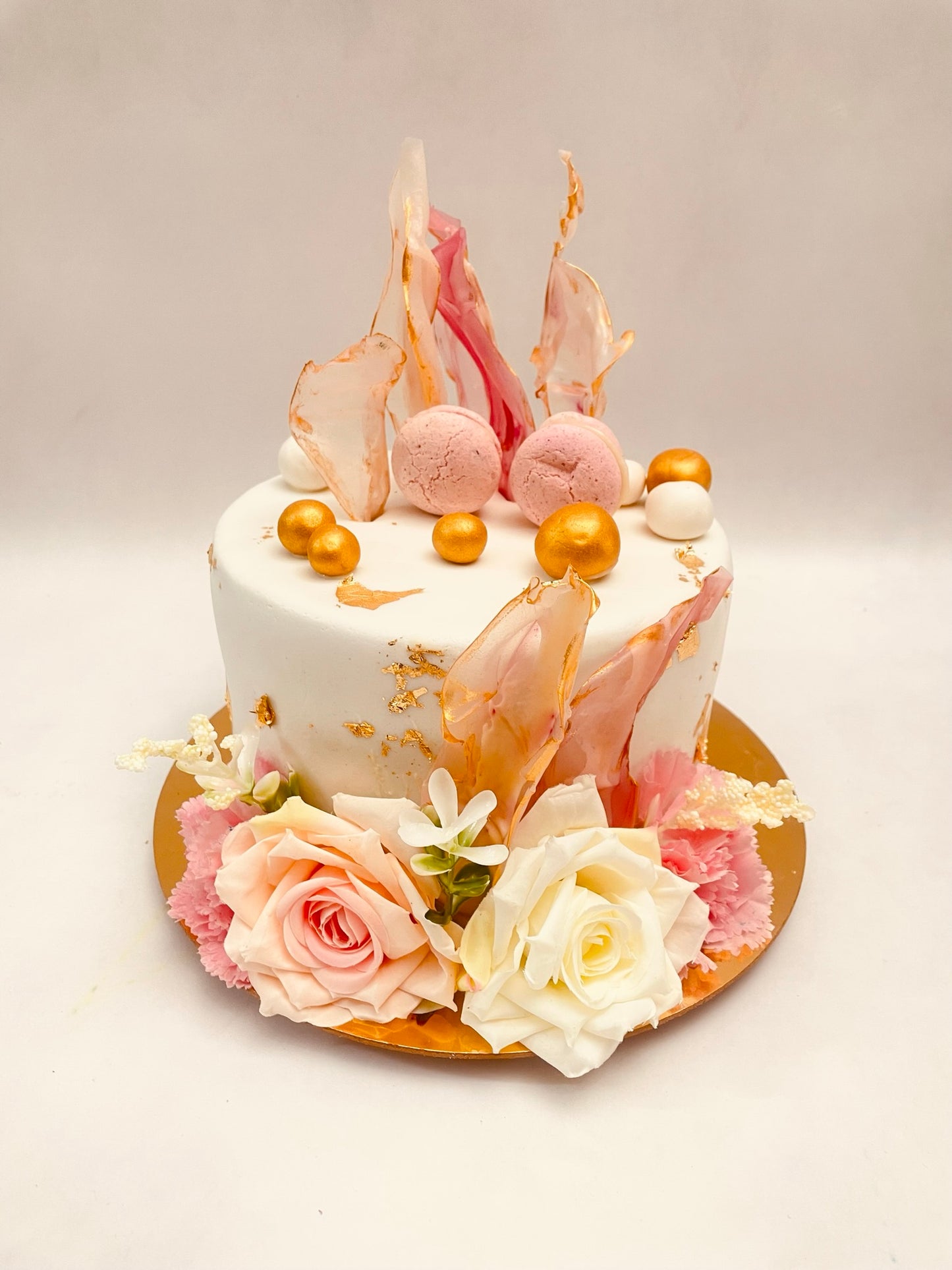 Flower Theme Cake