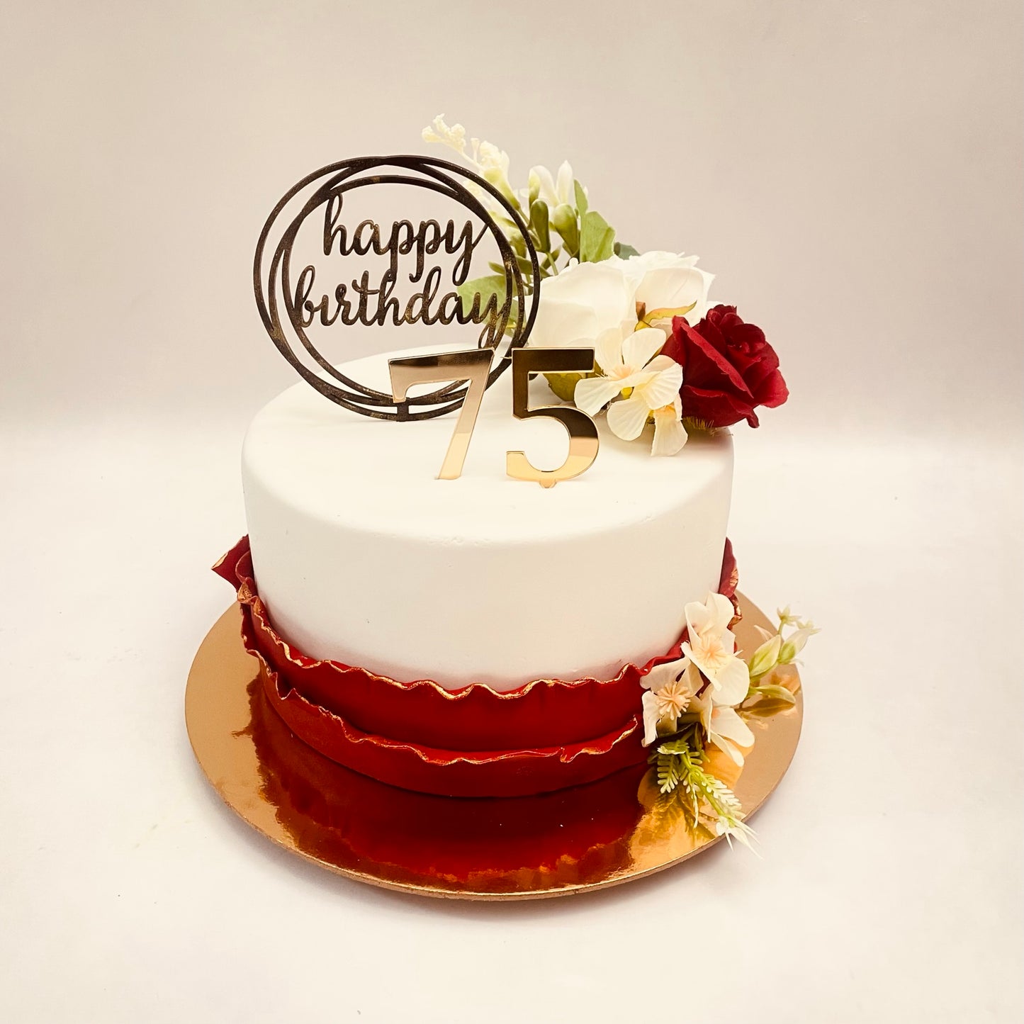 Flower Theme Cake