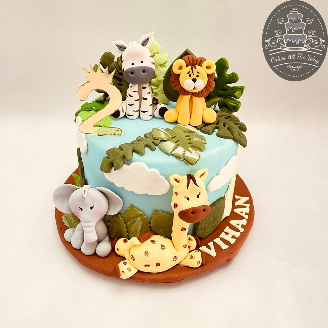 Jungle Theme Cake