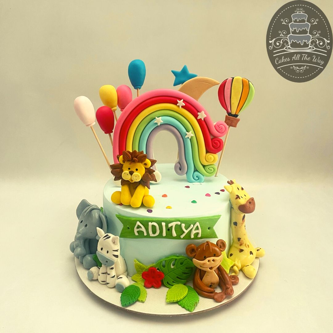 Jungle Theme Cake