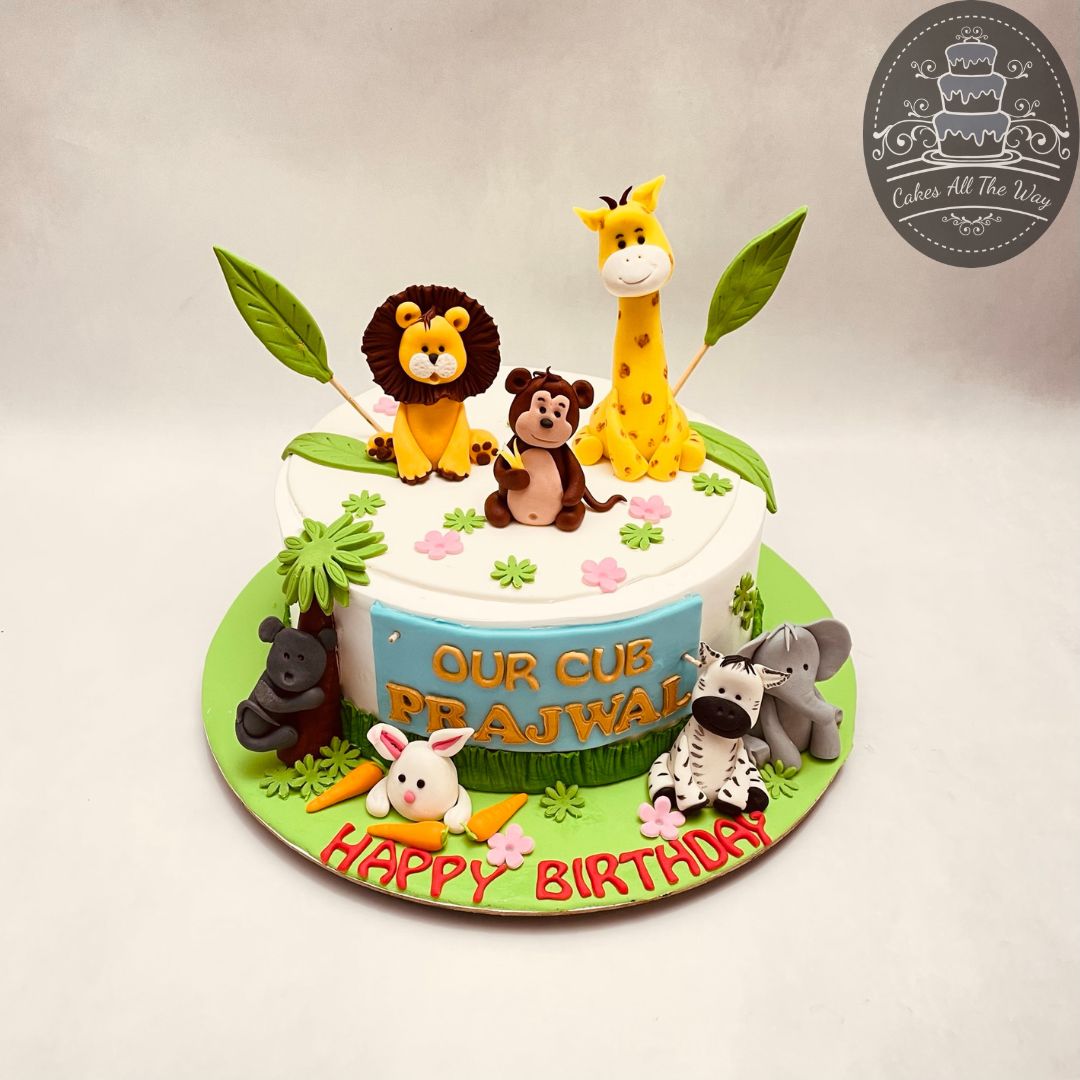 Jungle Theme Cake