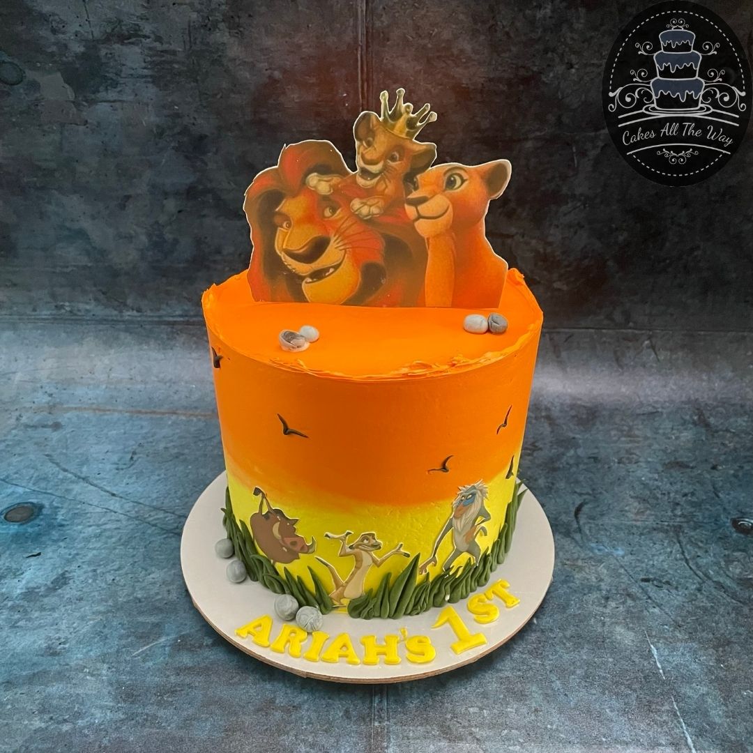 Lion King Theme Cake