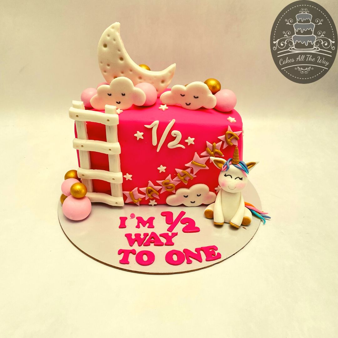 Half Birthday Cake