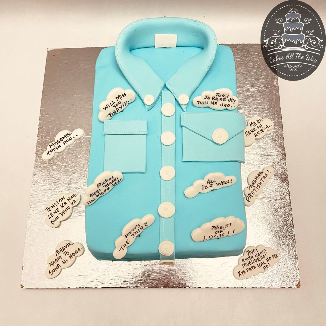 Shirt Theme Cake