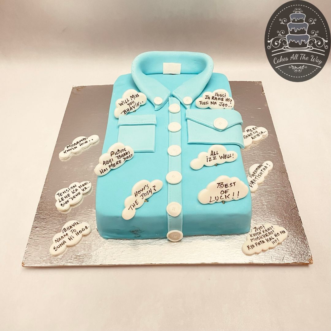 Shirt Theme Cake