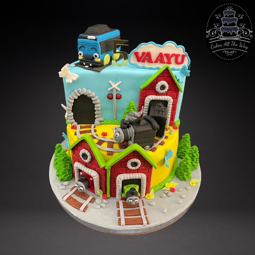 Thomas Train Theme Cake