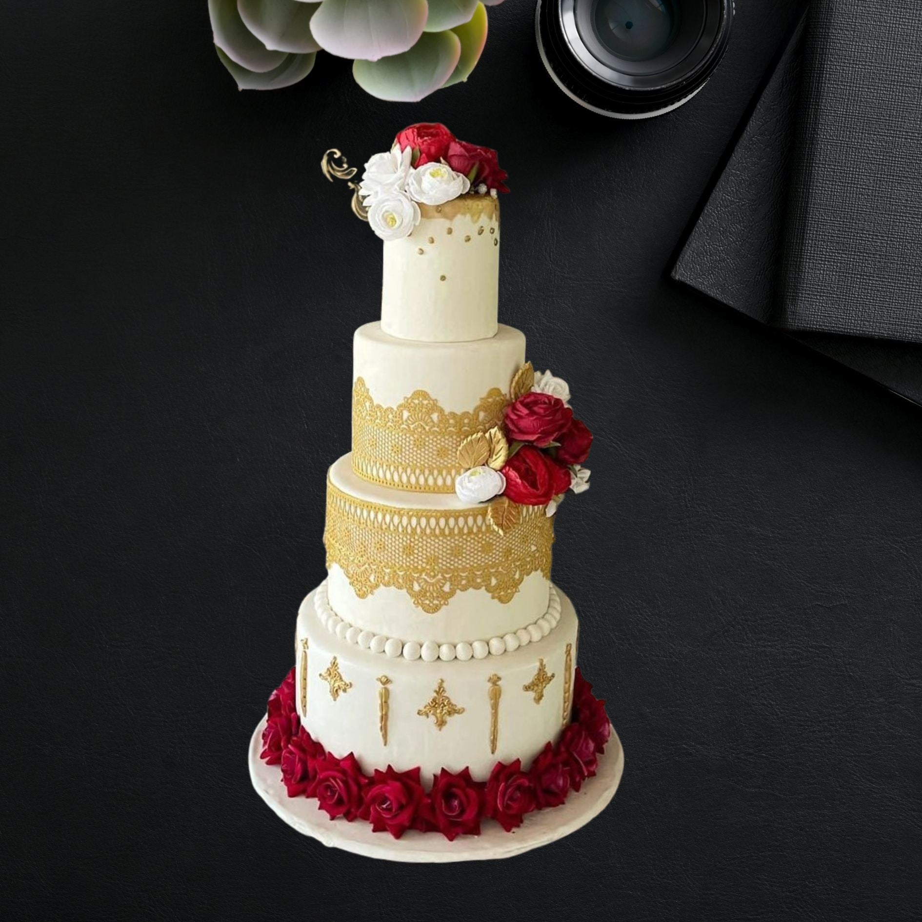 4 tier clearance cake