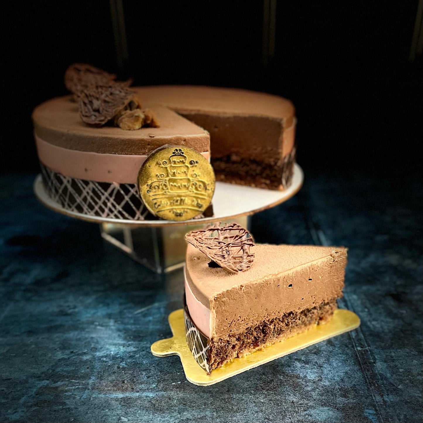 Belgian Chocolate Mousse Cake