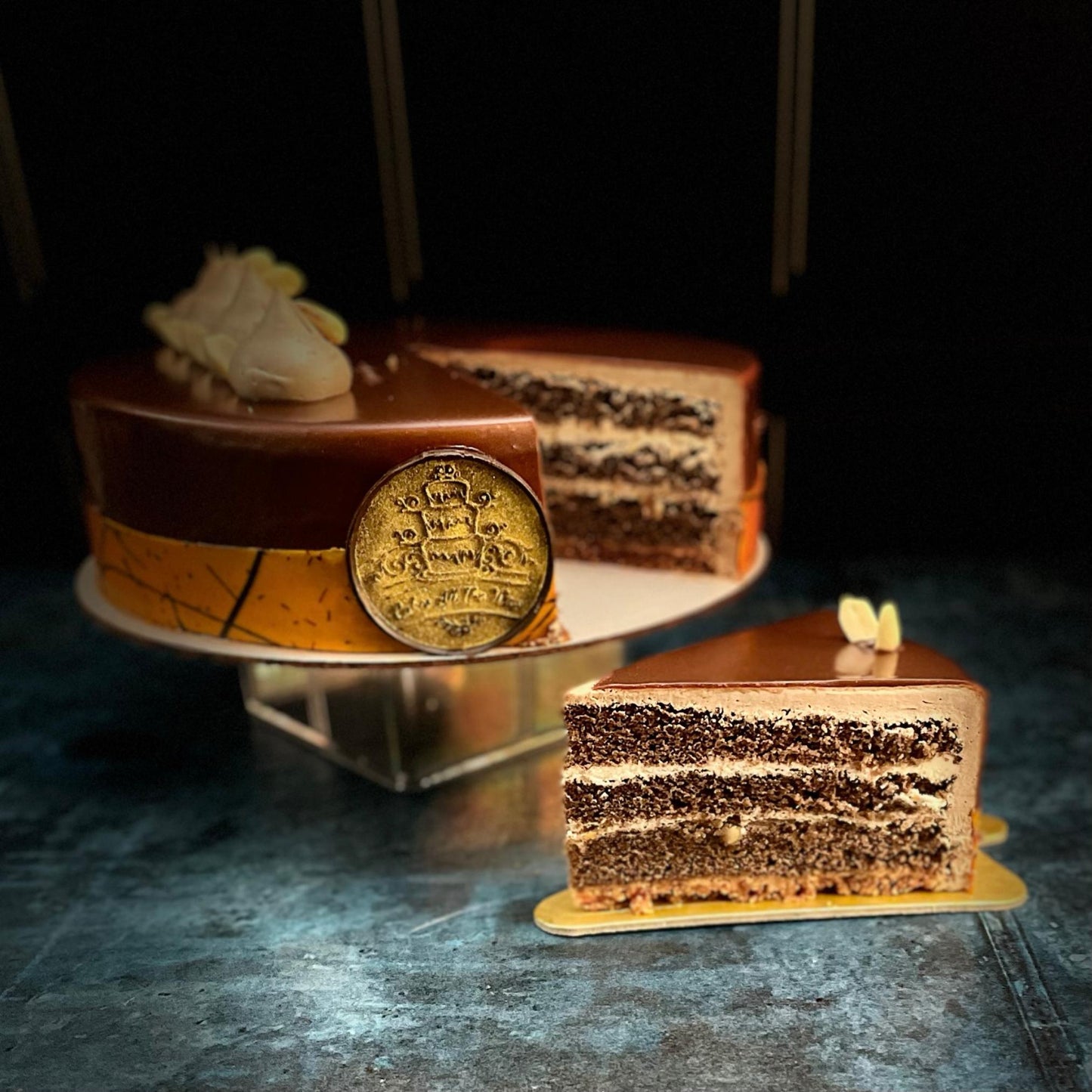 Exotic Chocolate Peanut Butter Cake