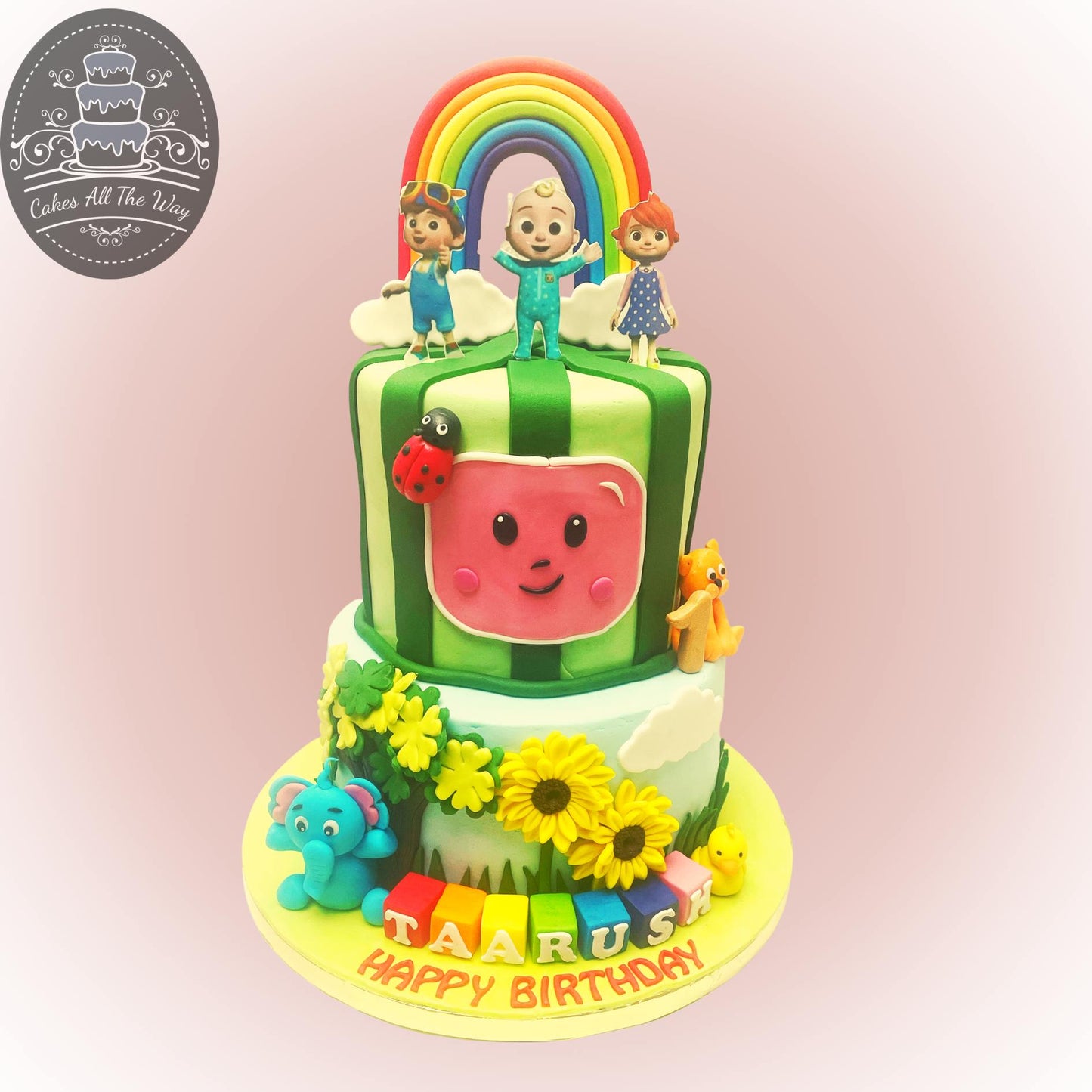 Cocomelon Theme Cake