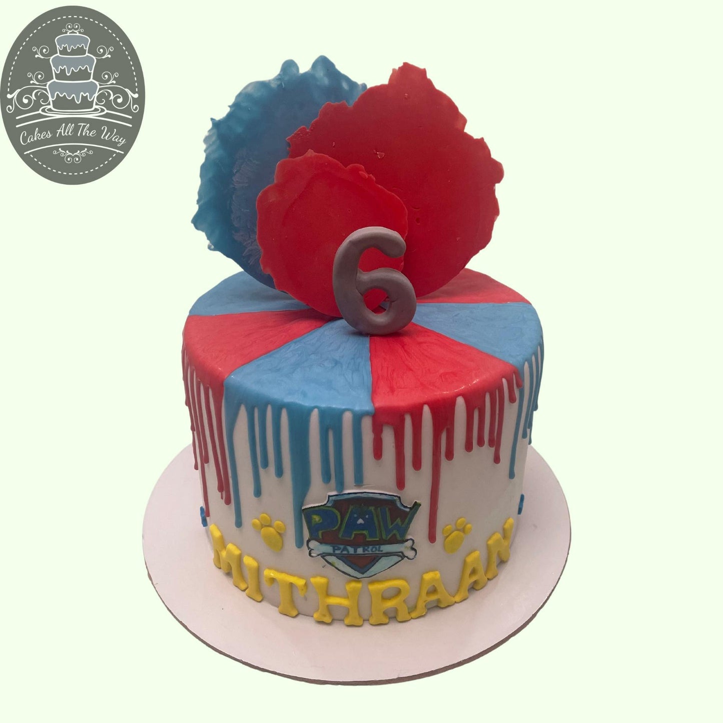 Paw Petrol Theme Cake