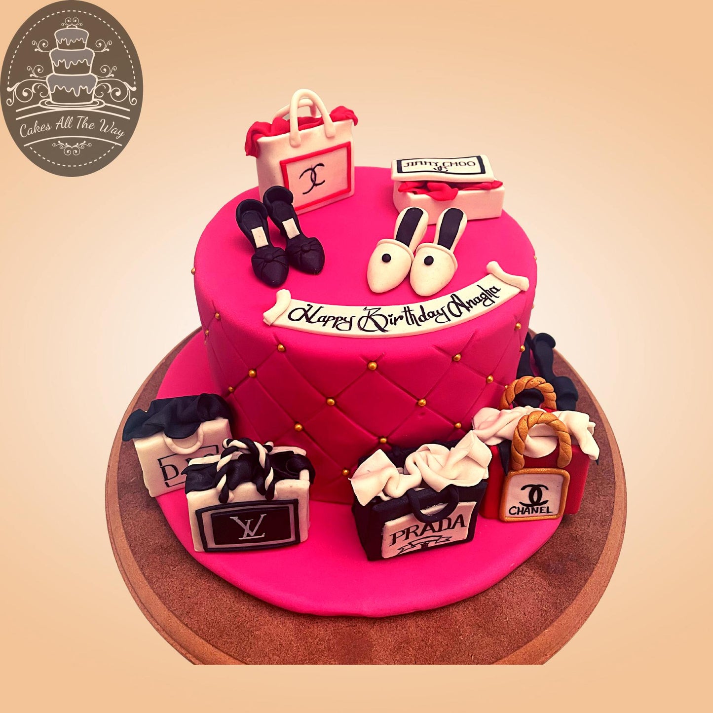 Shopping Theme Cake