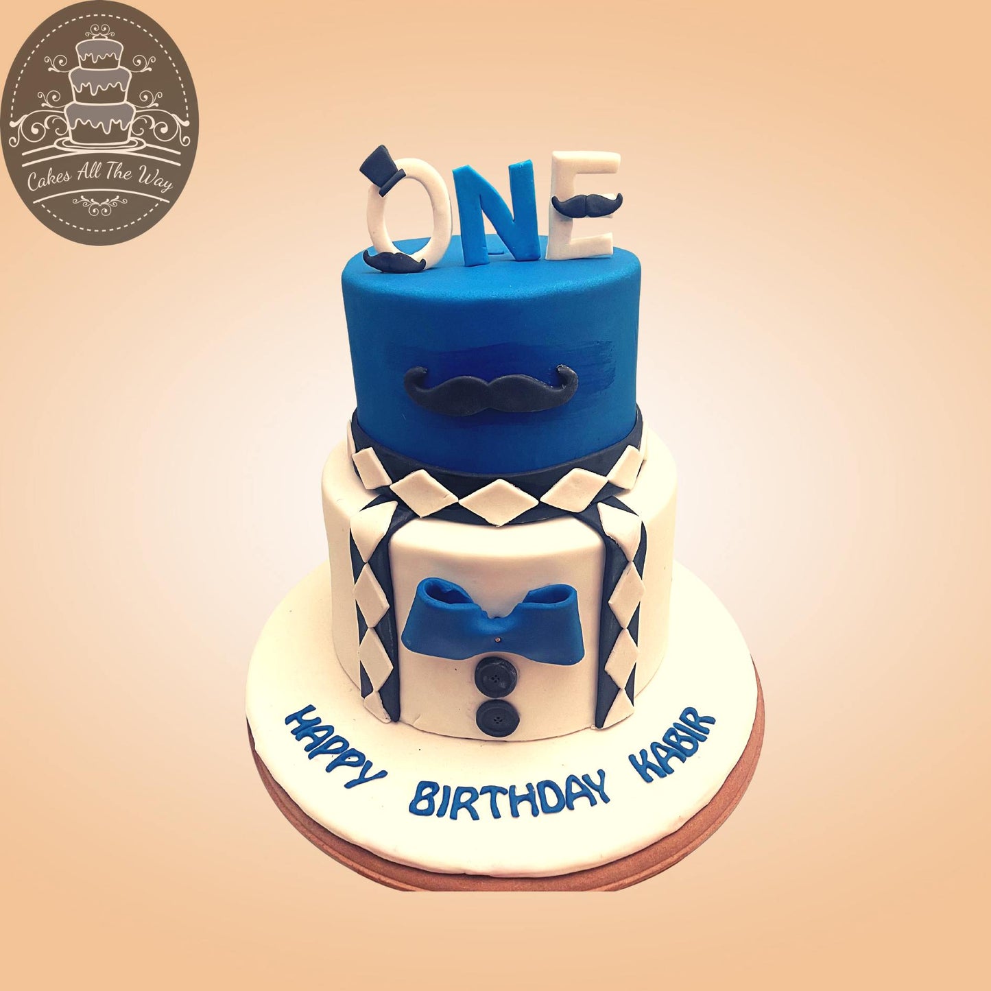 Little Man Theme Cake