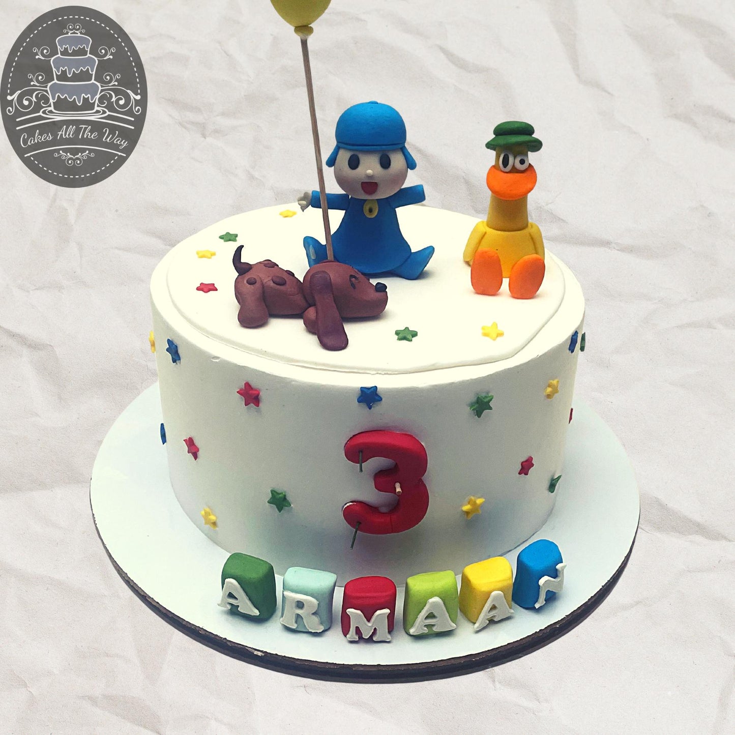 Pocoyo Theme Cake