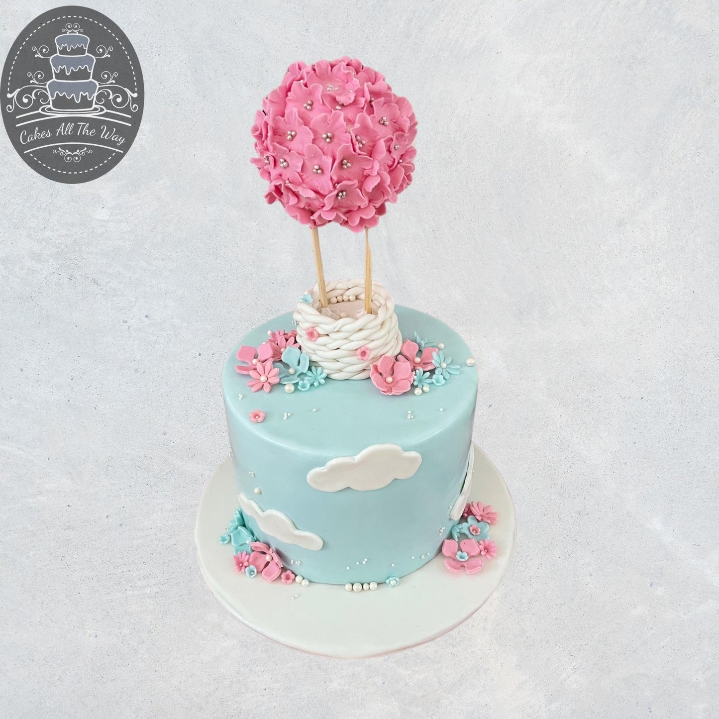 Baby Shower Basket Theme Cake