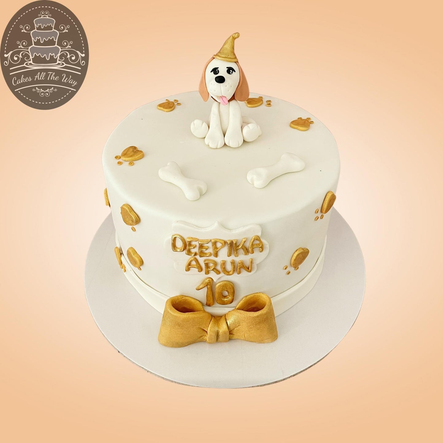 Dog and the Bone Theme Cake