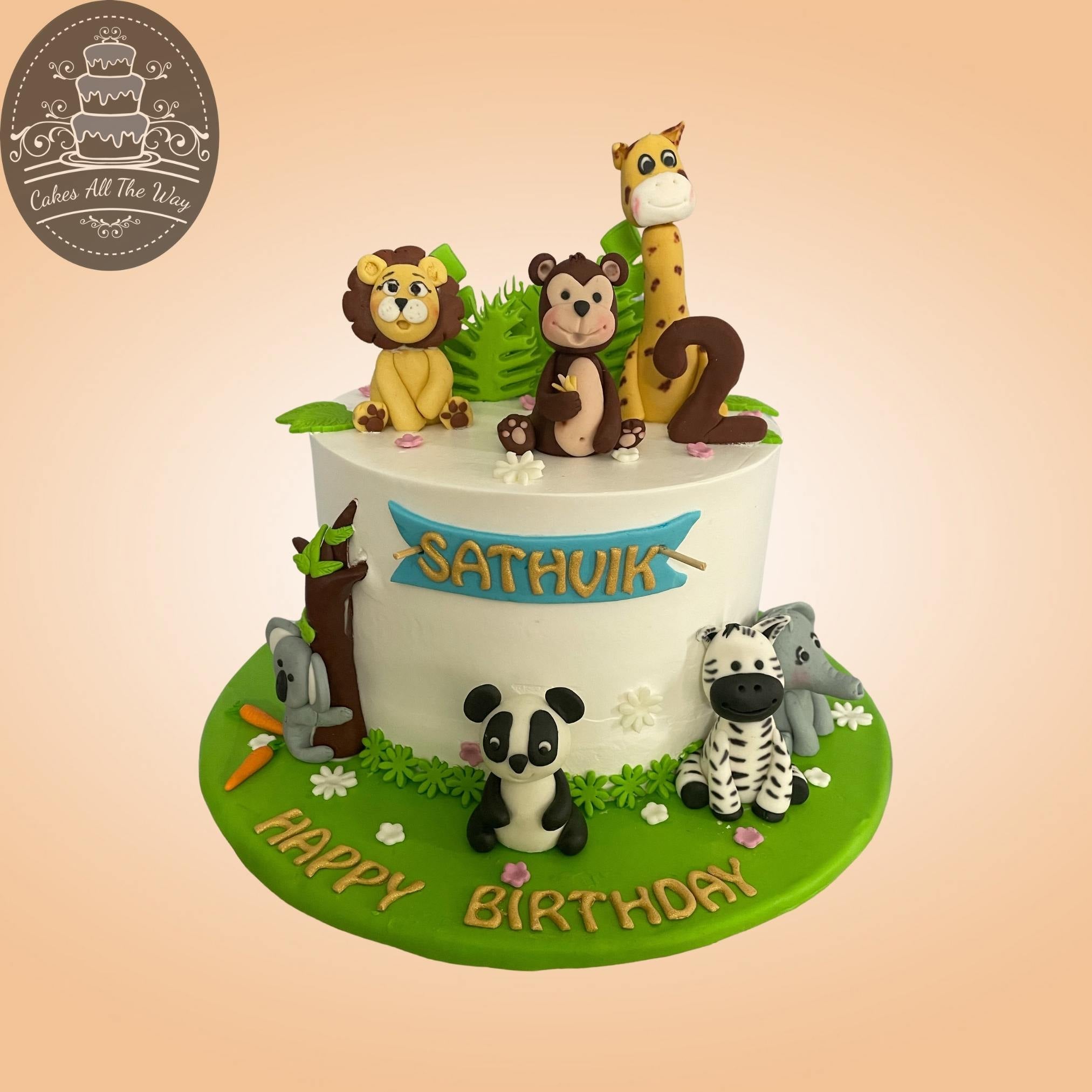 1 Tier Jungle Theme Cake Theme Cakes Bangalore Cakes All The Way 1-tier-jungle-theme-cake-theme-cakes-bangalore-cakes-all-the-way