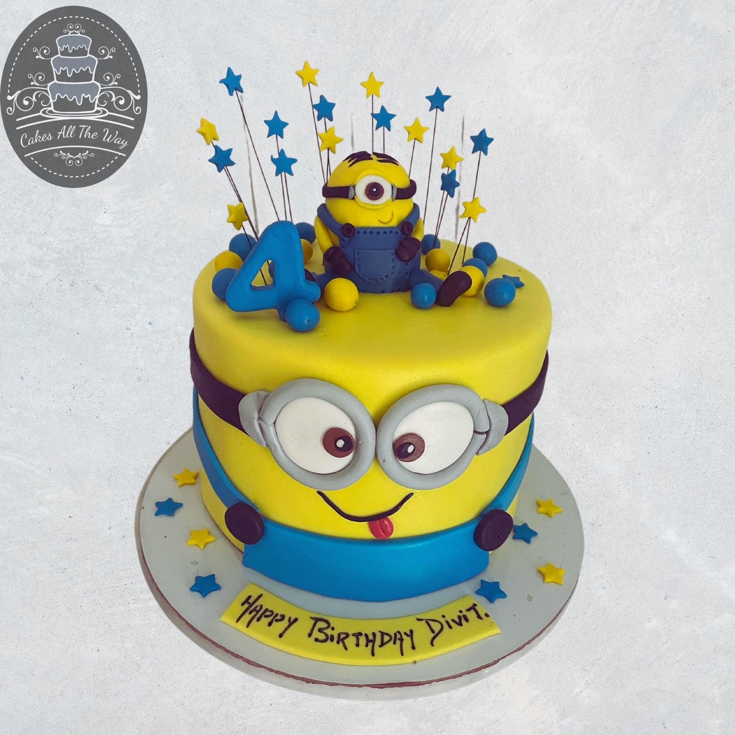 Minion Theme Cake