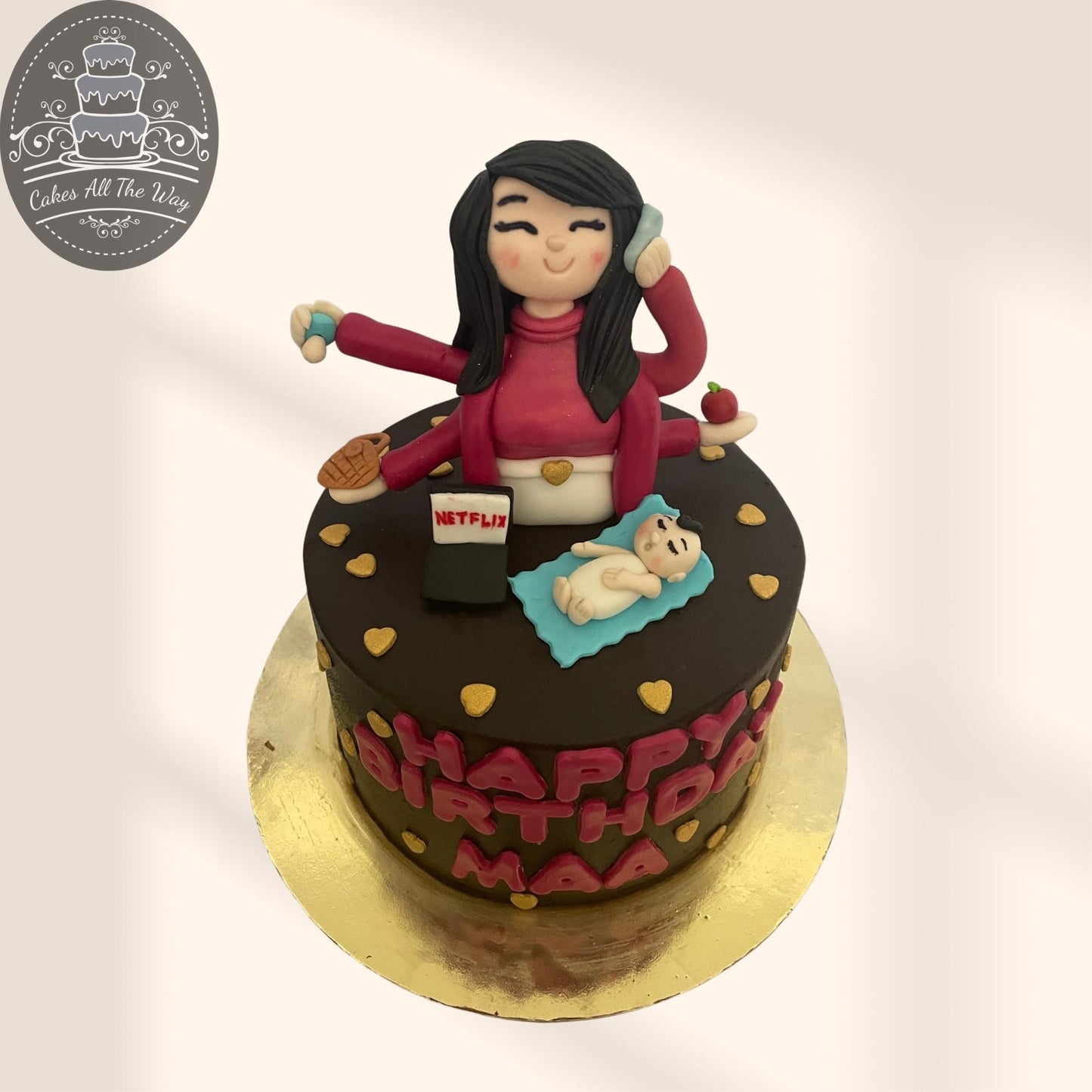 Multitasking Mom Theme Cake