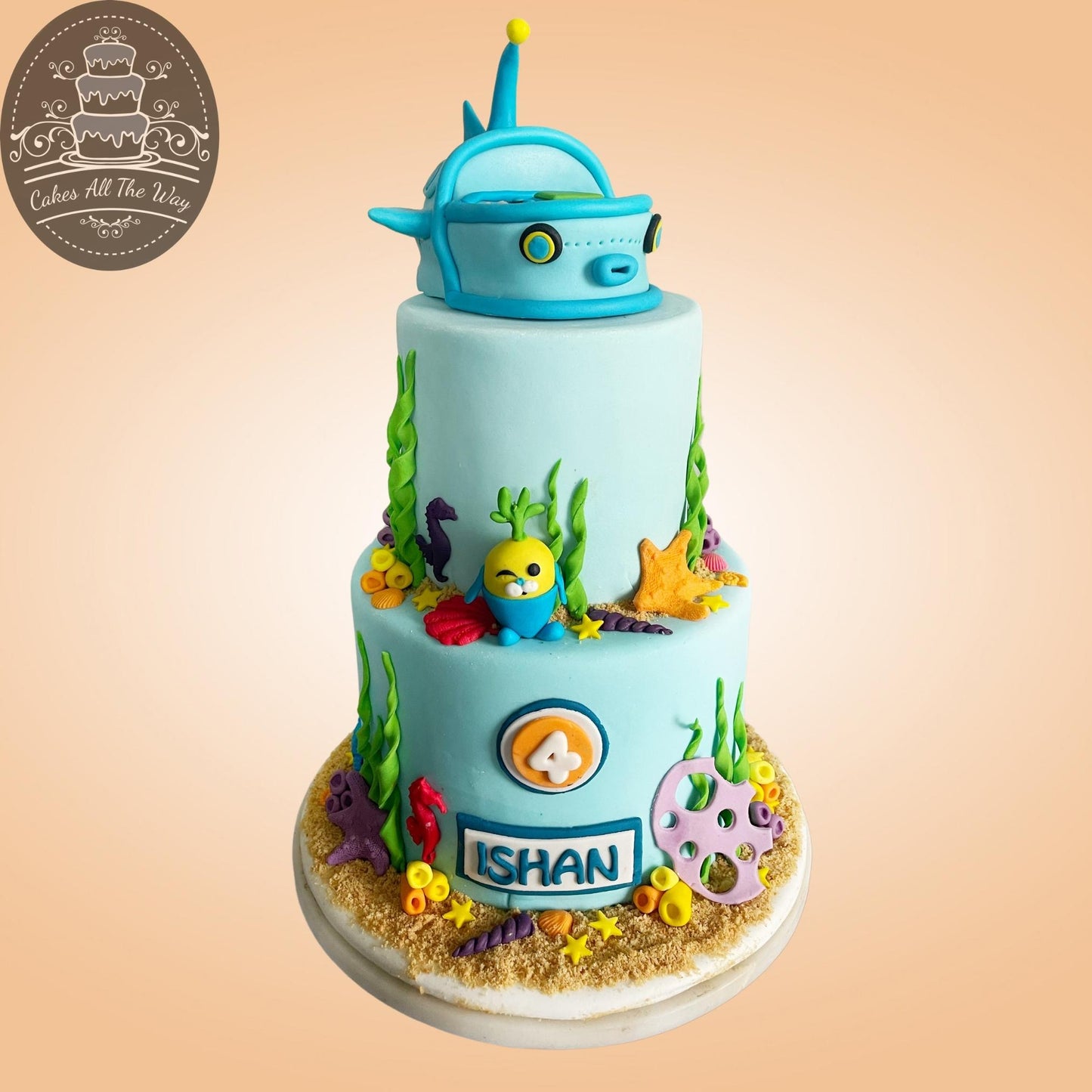 Octonaught Theme Cake