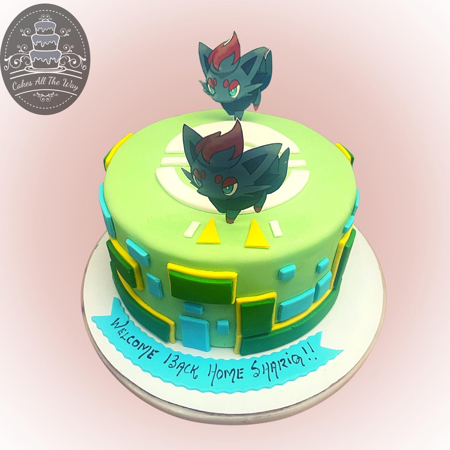 Pokemon Theme Cake