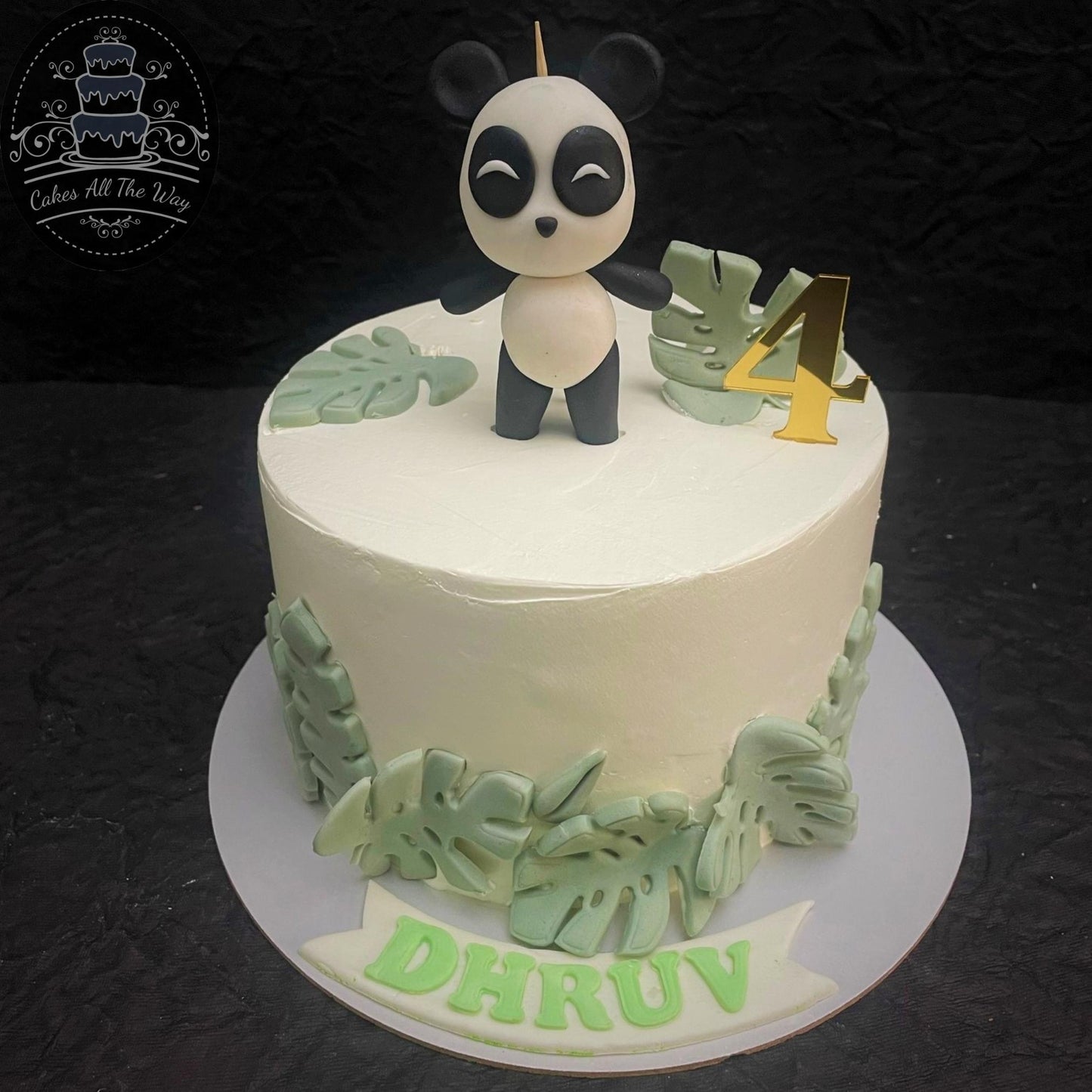 Standing Panda Theme Cake