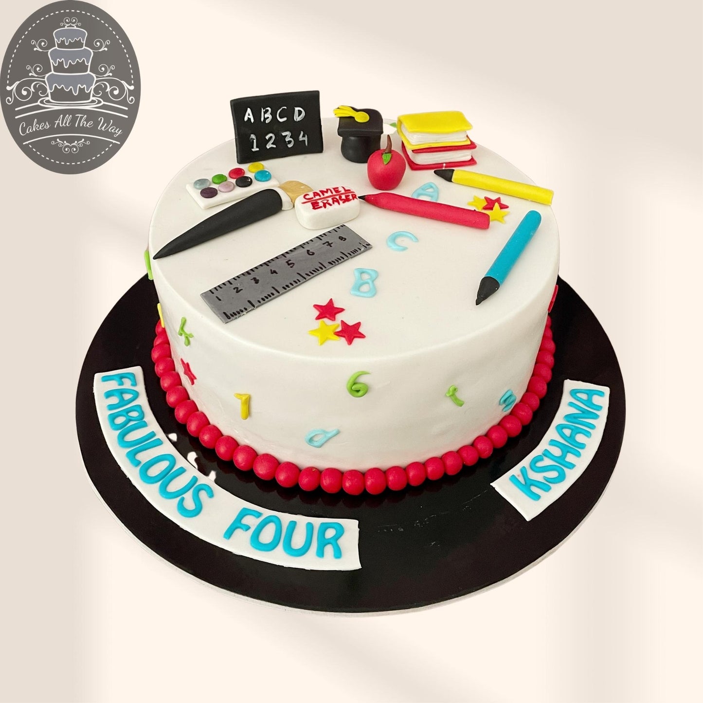 Stationery Kit Theme Cake