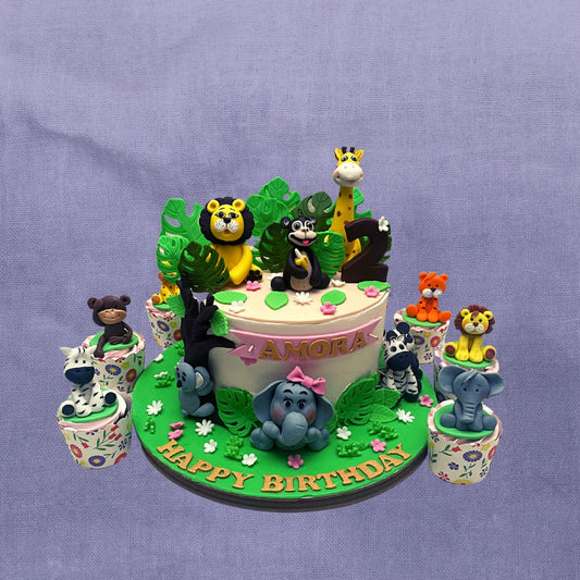 Jungle Theme Cake