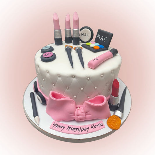 Makeup Theme Cake