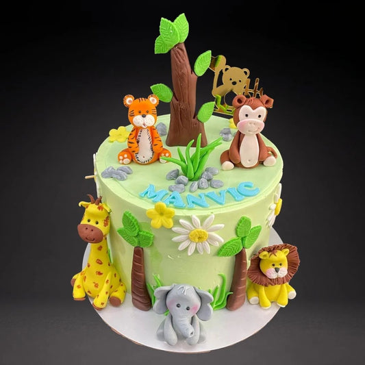 Jungle Theme Cake