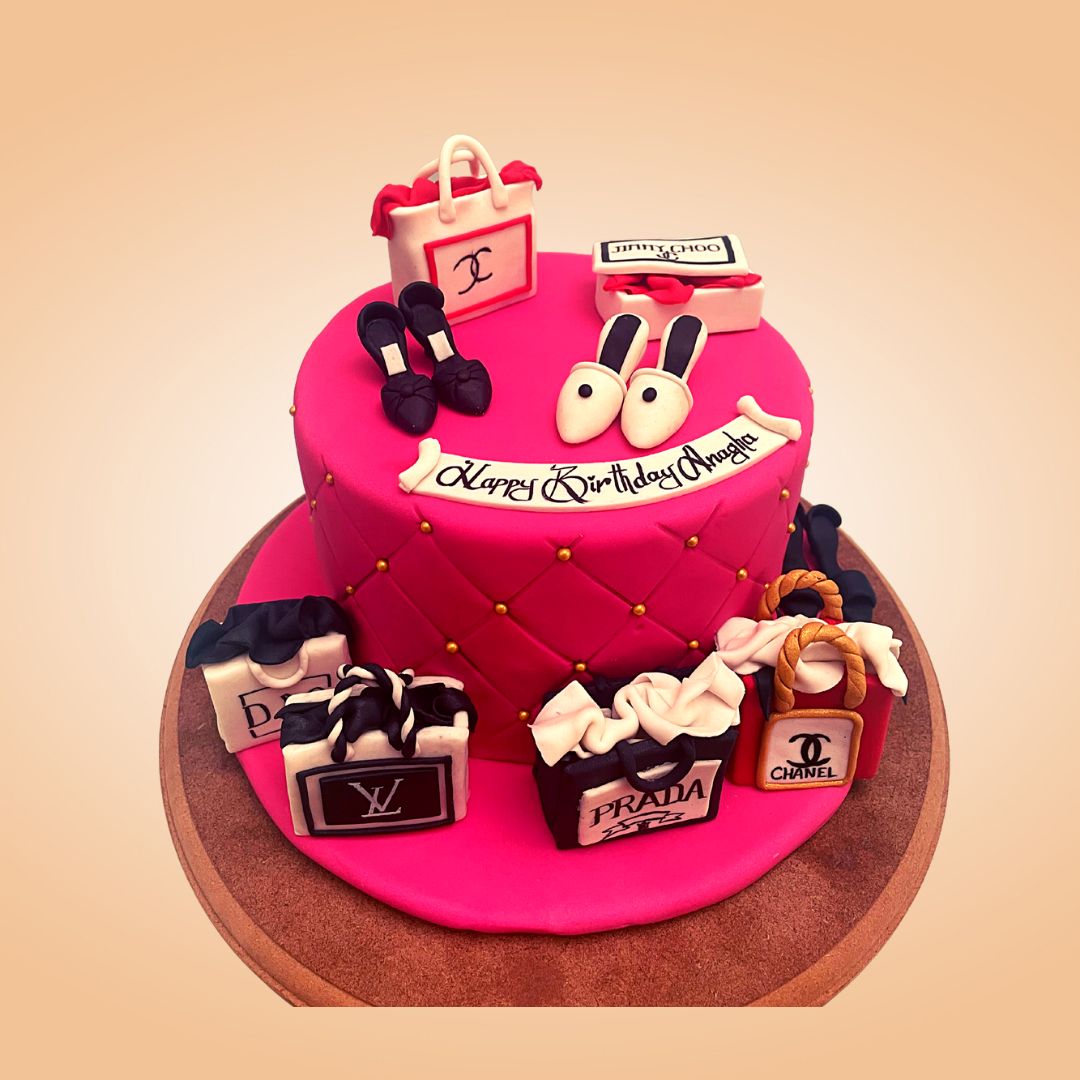 Shopping Theme Cake