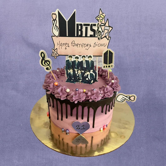 BTS Theme Cake