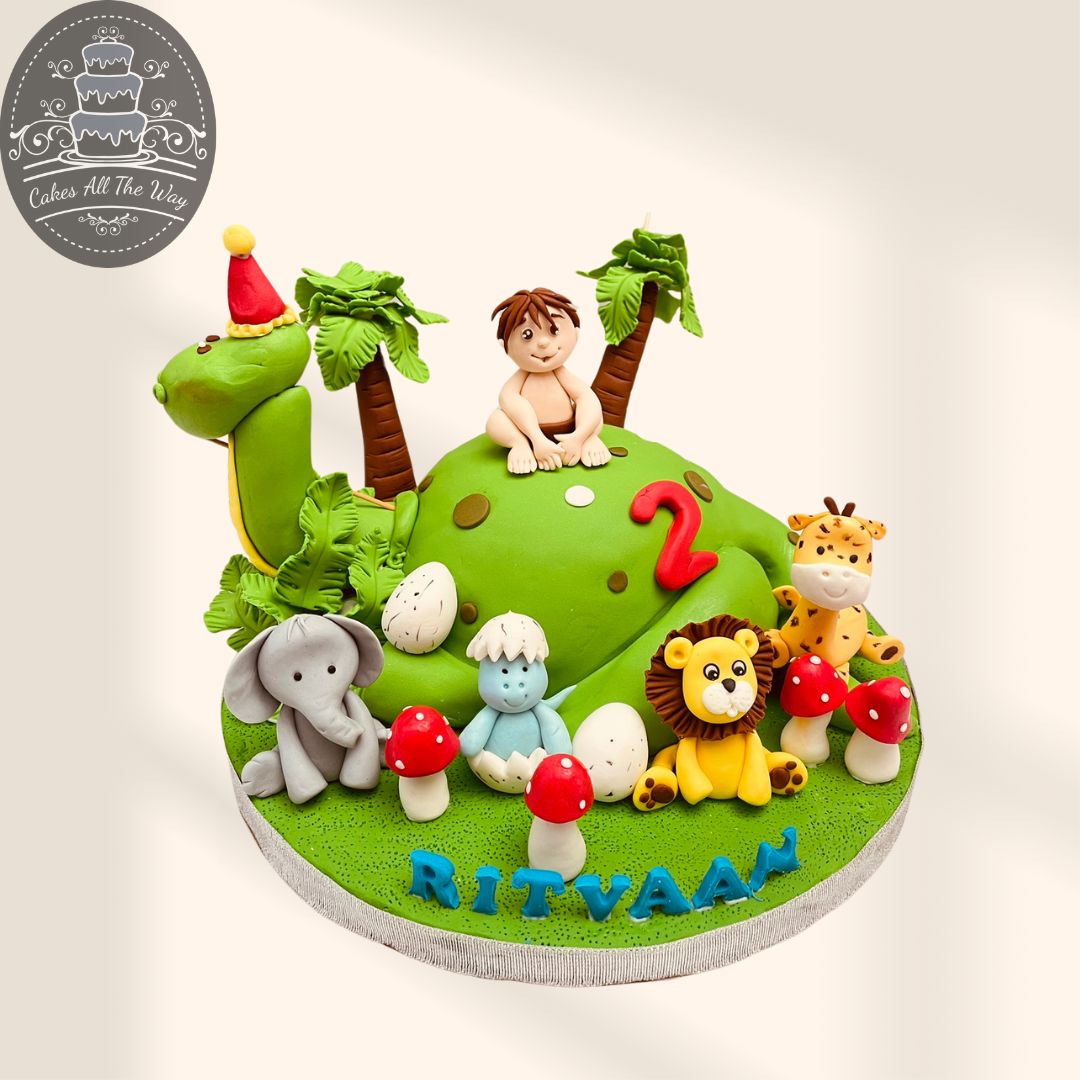 Dinosaur Theme Cake