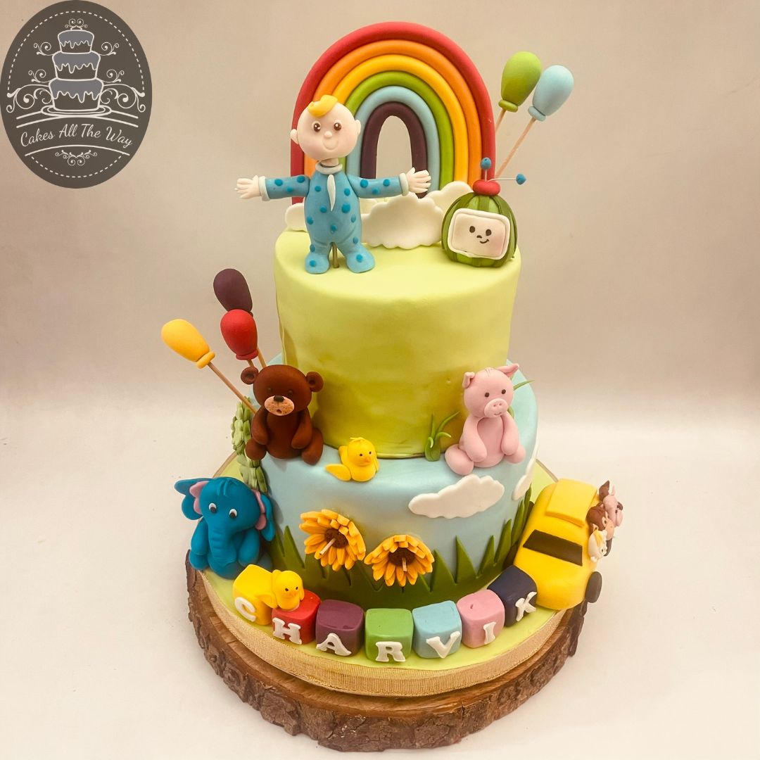 Cocomelon Theme Cake