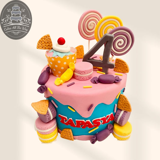 Candyland Theme Cake
