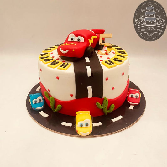 Car Theme Cake