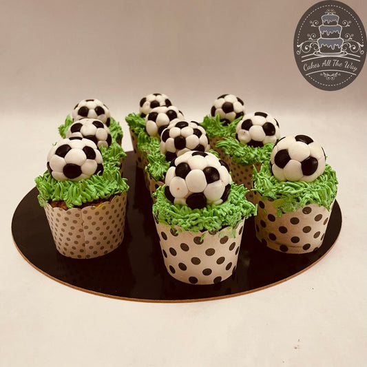 Football Theme Cupcake