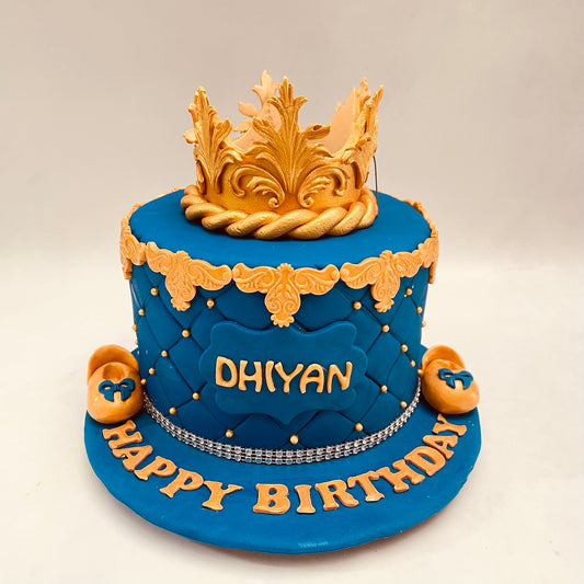 Crown Theme Cake