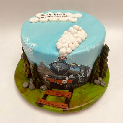 Train Theme Cake