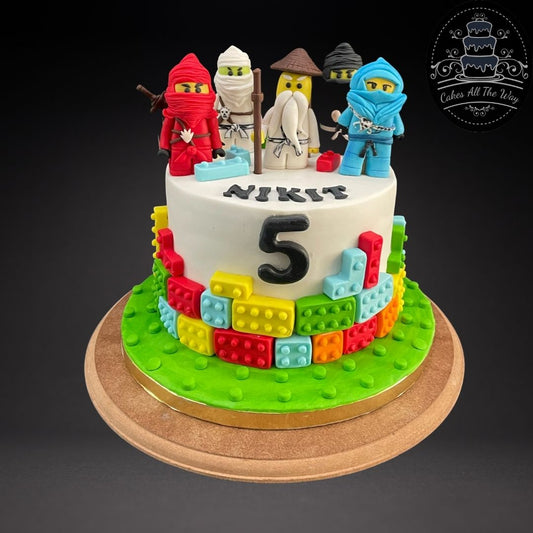 Ninja Theme Cake