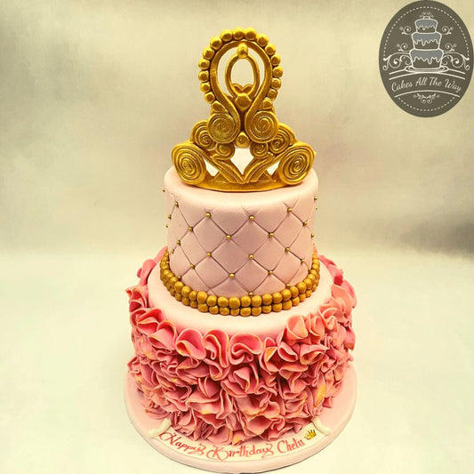 2 tier Princess Cake